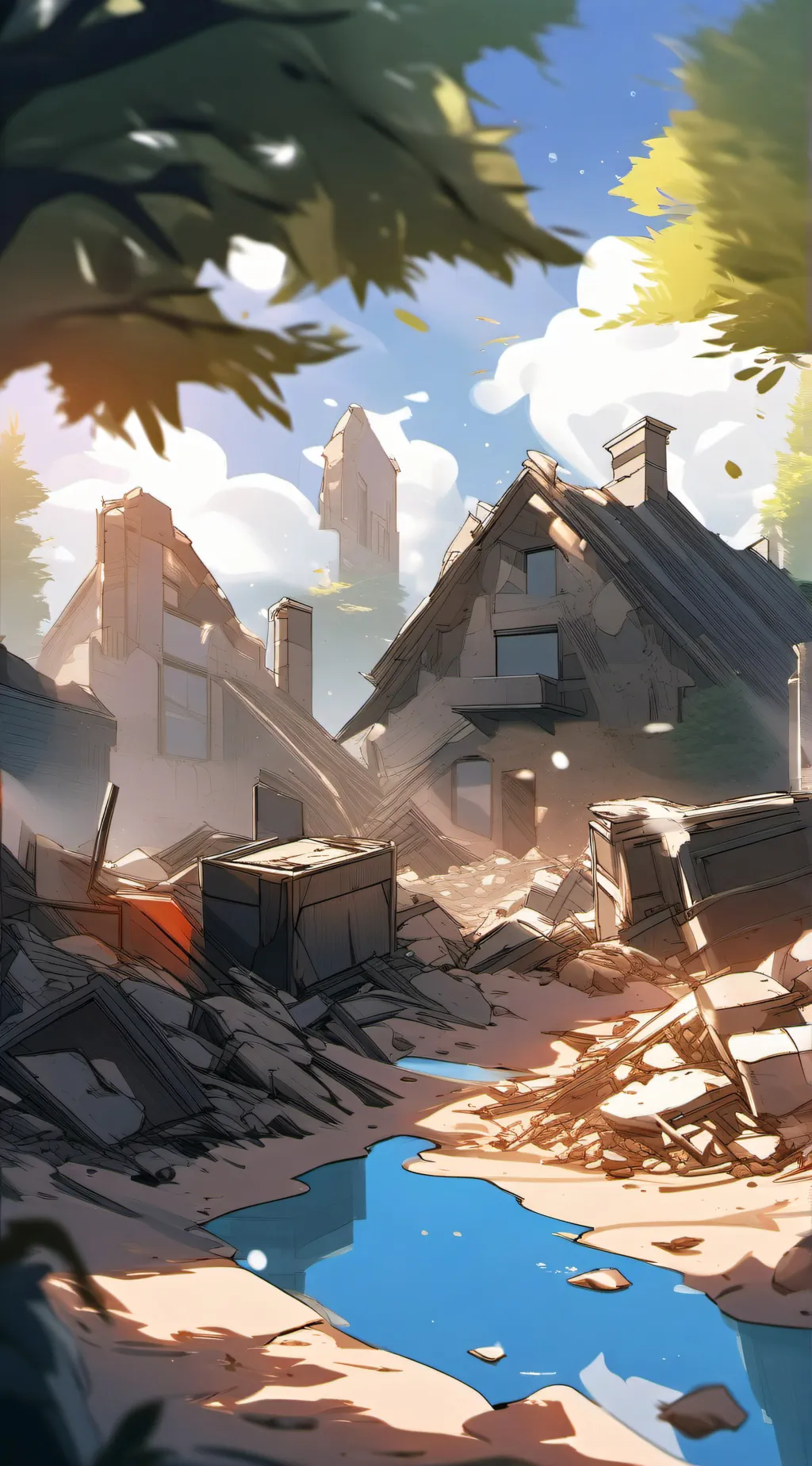 ai character: (Mha) left behind  background