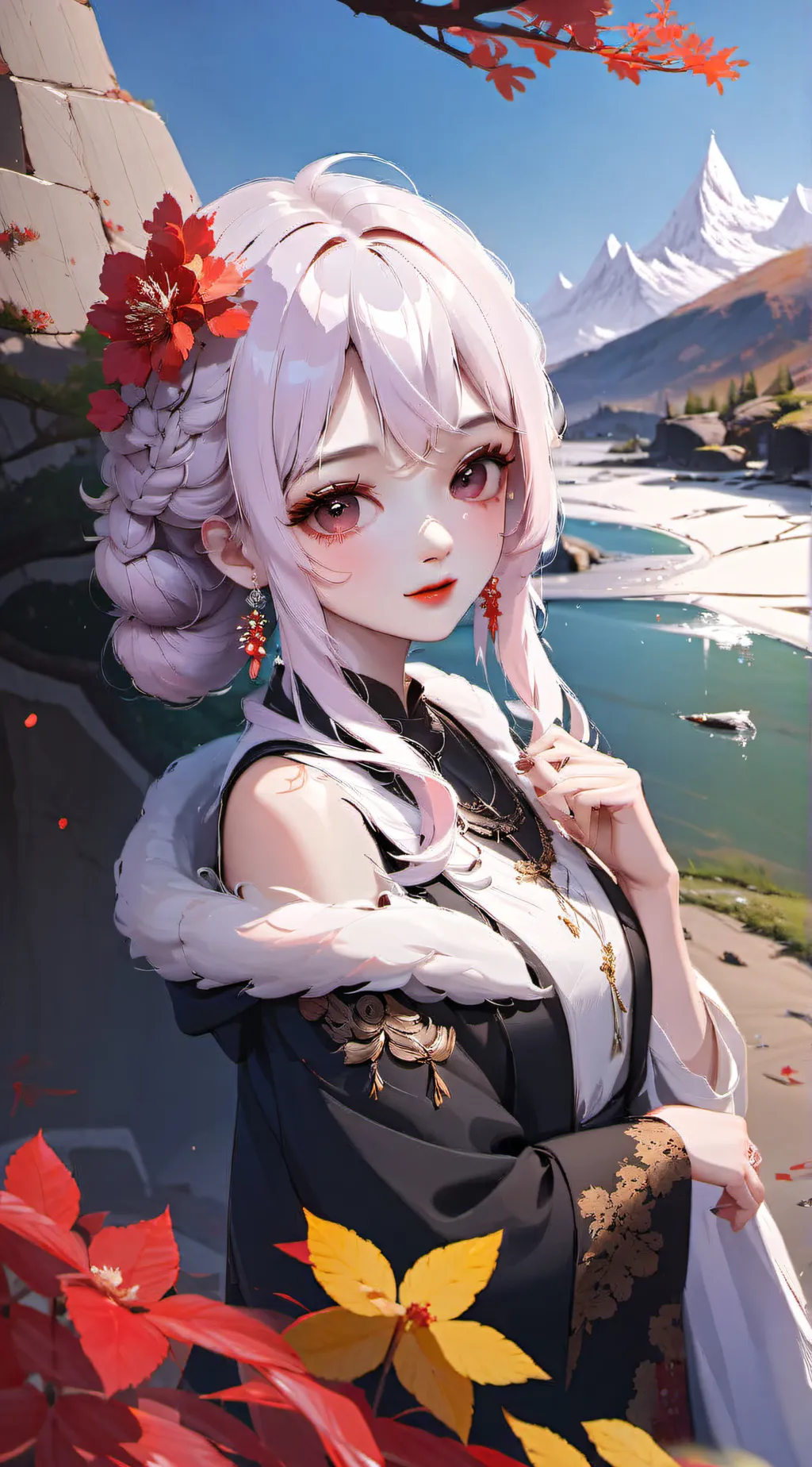 ai character: luna background