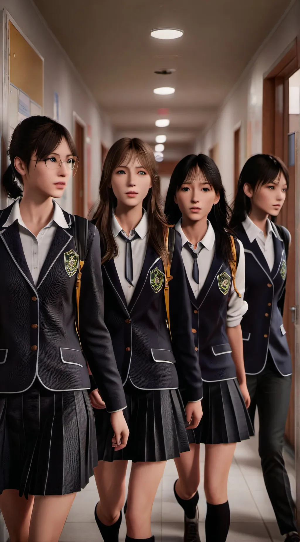 ai character: The popular girls  background