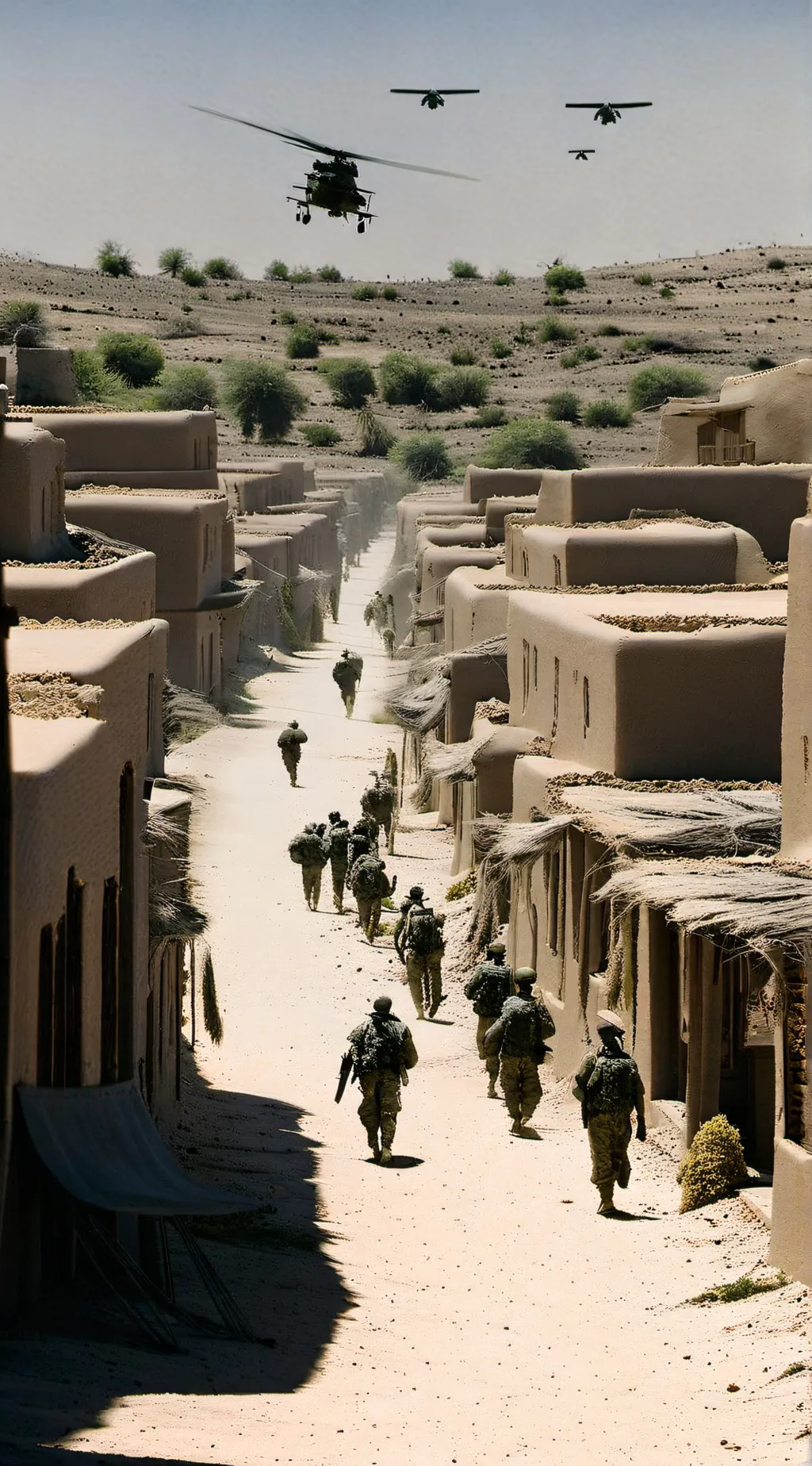 ai character: Al-Fallujah 2004 background