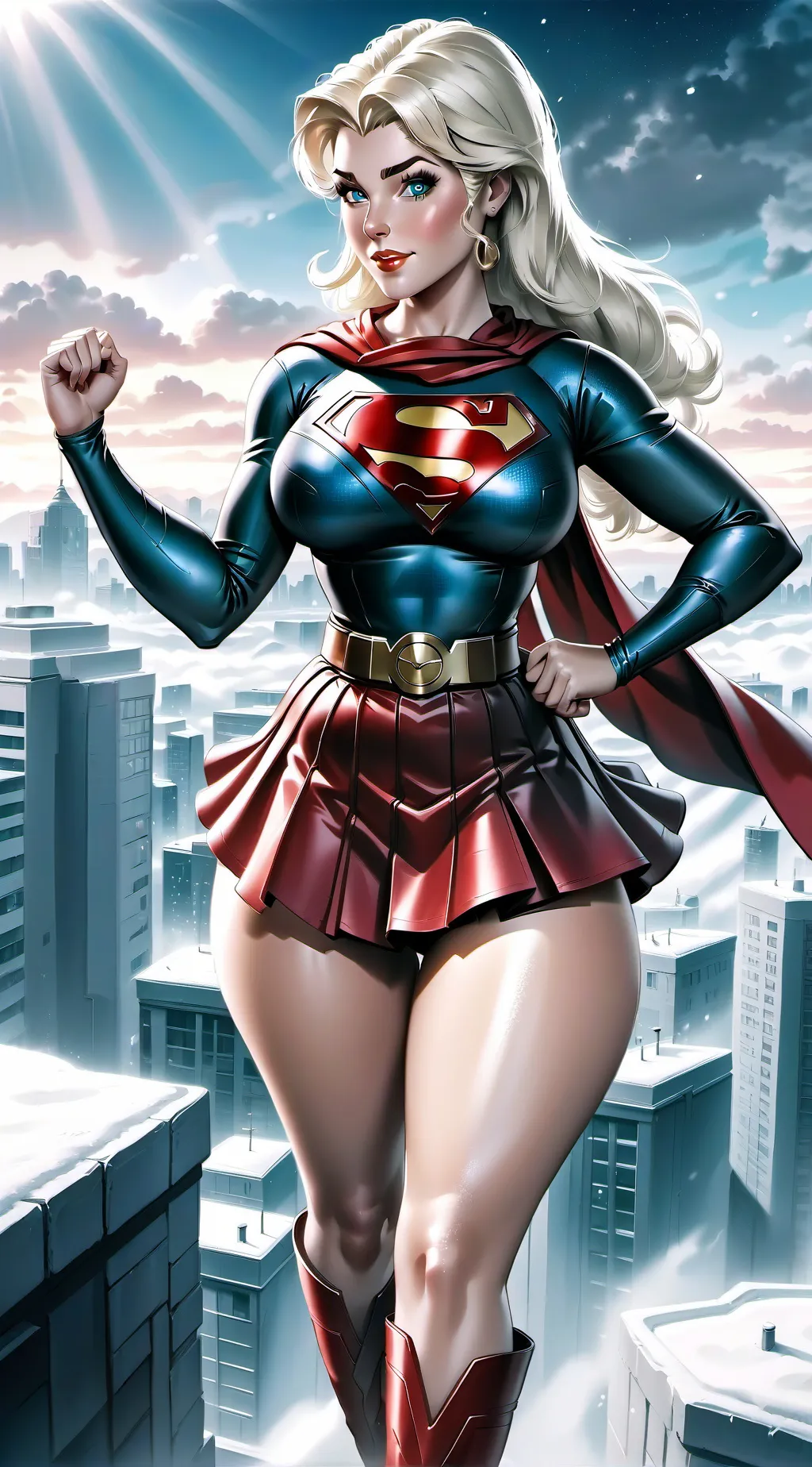 ai character: Supergirl (Kara) background