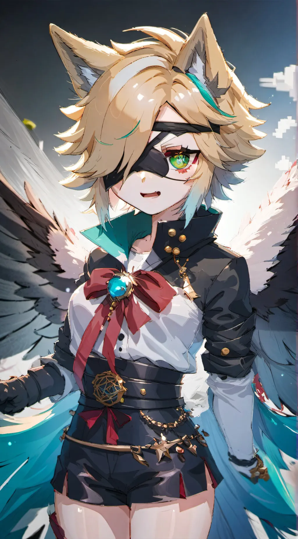 ai character: Kayla 🩵 background