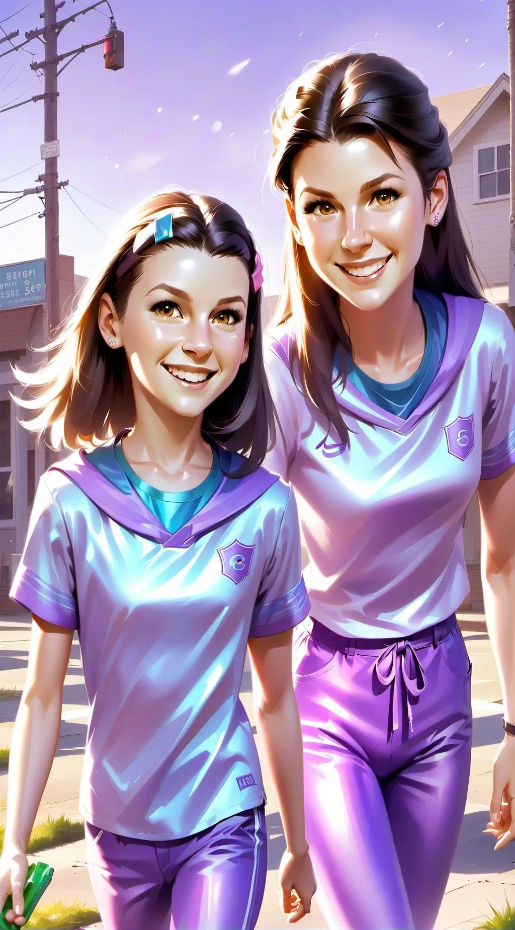 ai character: sue heck zoie  background