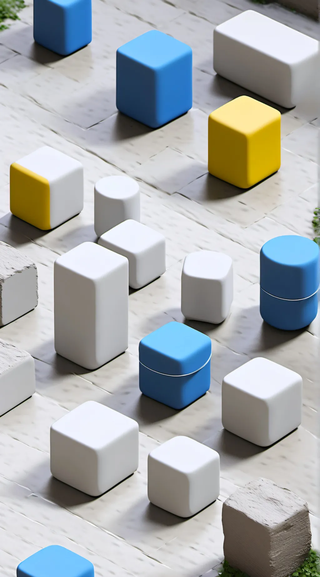 ai character: NUMBERBLOCKS background