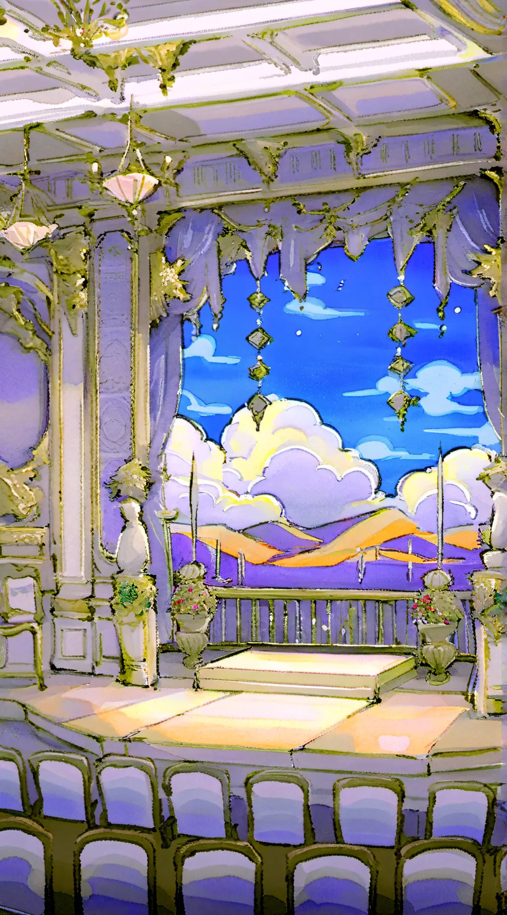 ai character: Showstopper  background