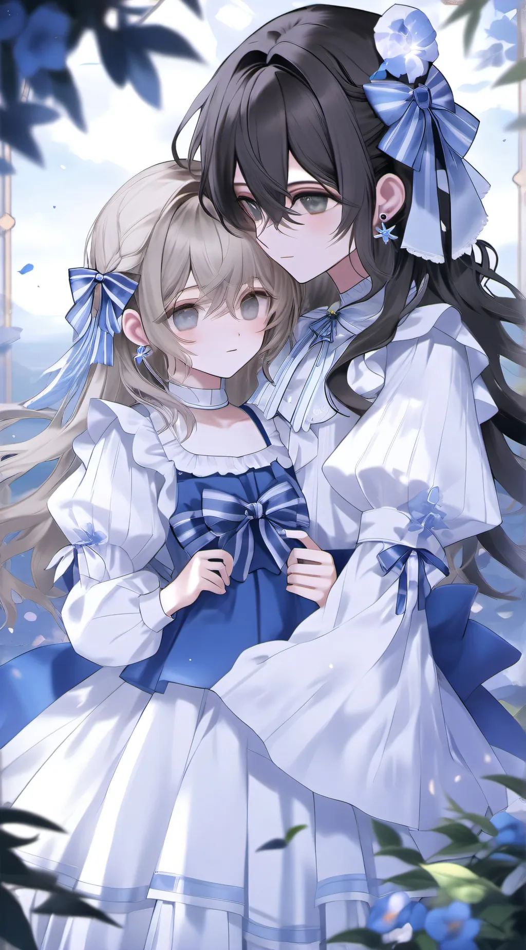 ai character: Sophia and Emily background