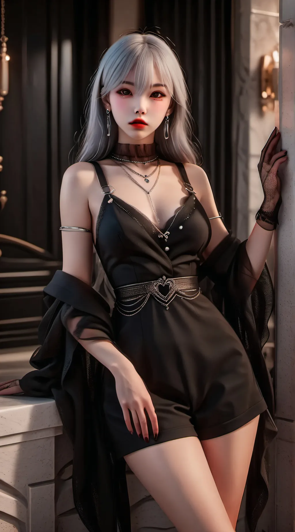 ai character: Kitty  background