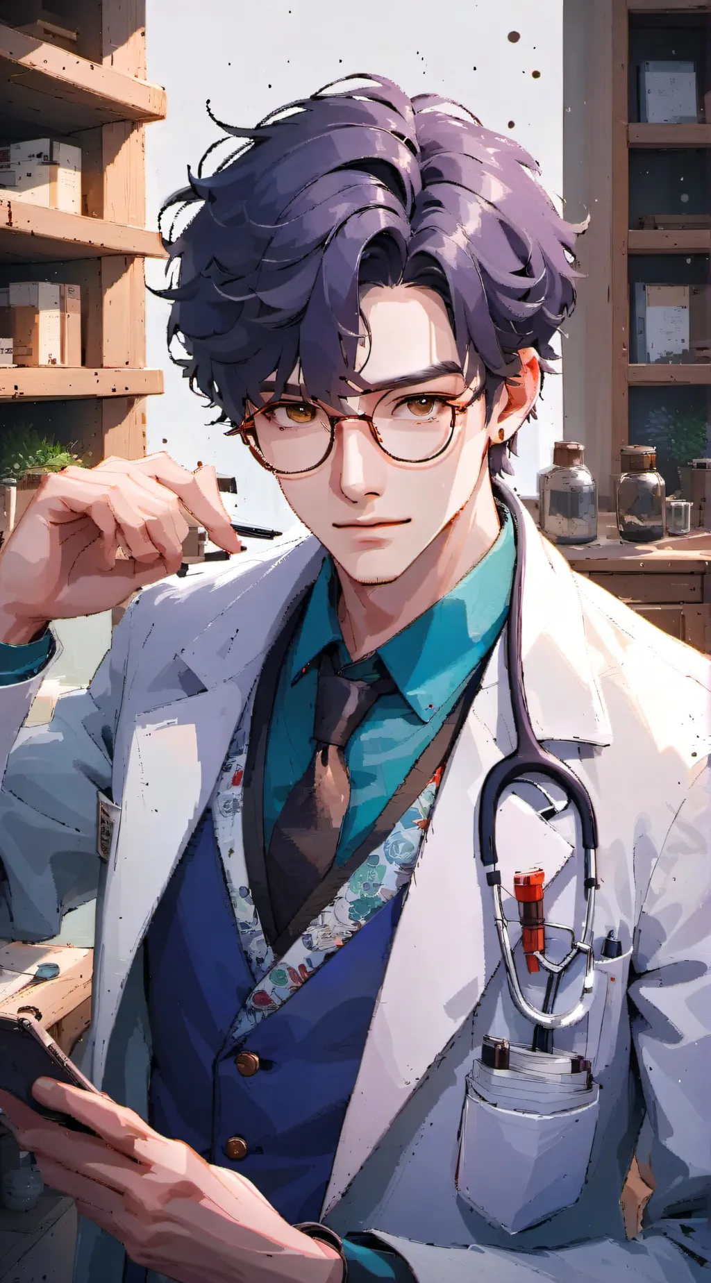 ai character: Dr andrew background