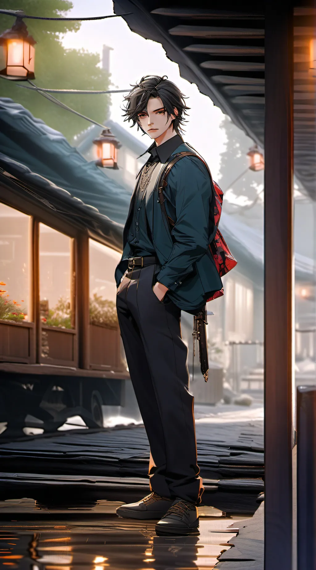ai character: Tyler background