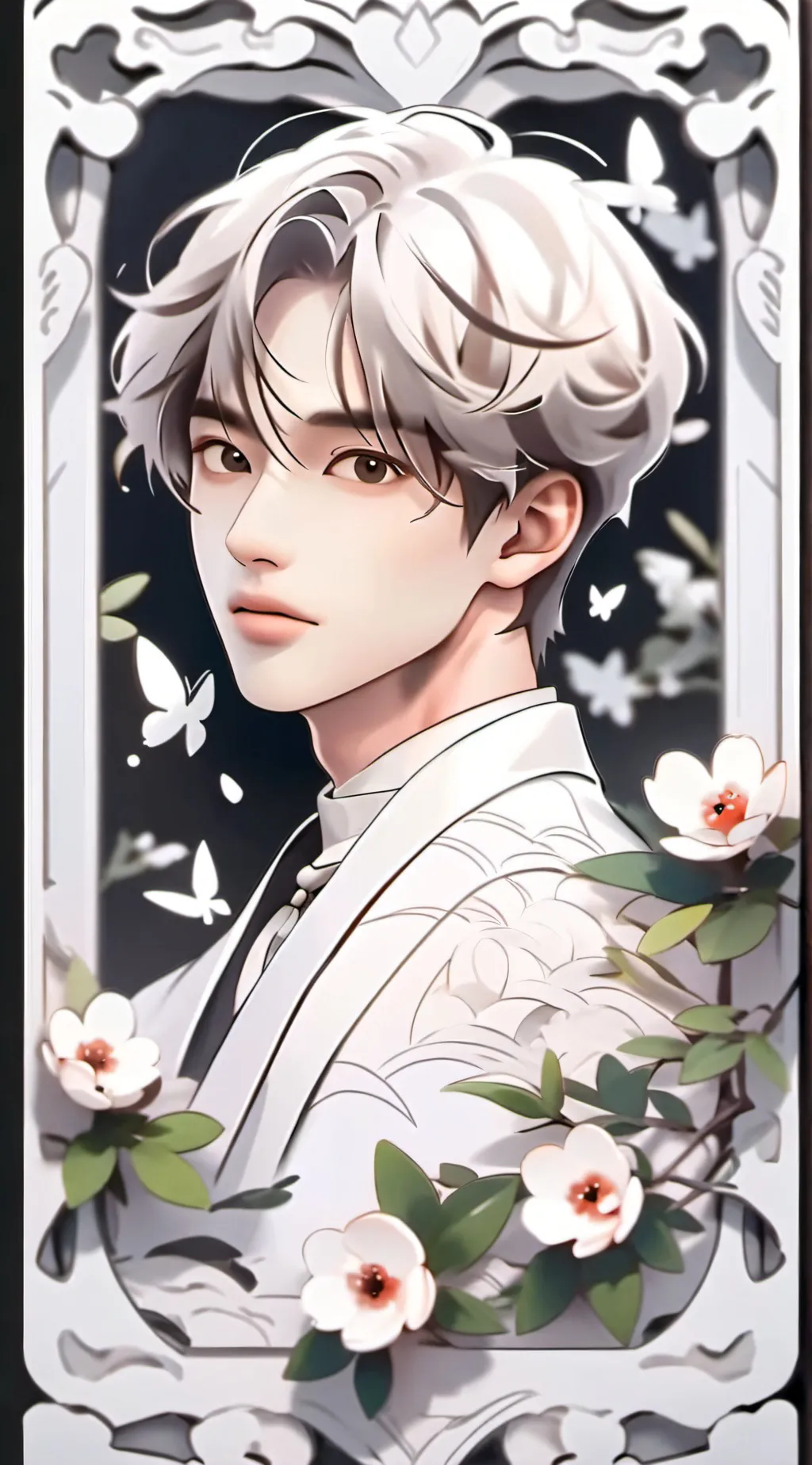 ai character: K-pop background