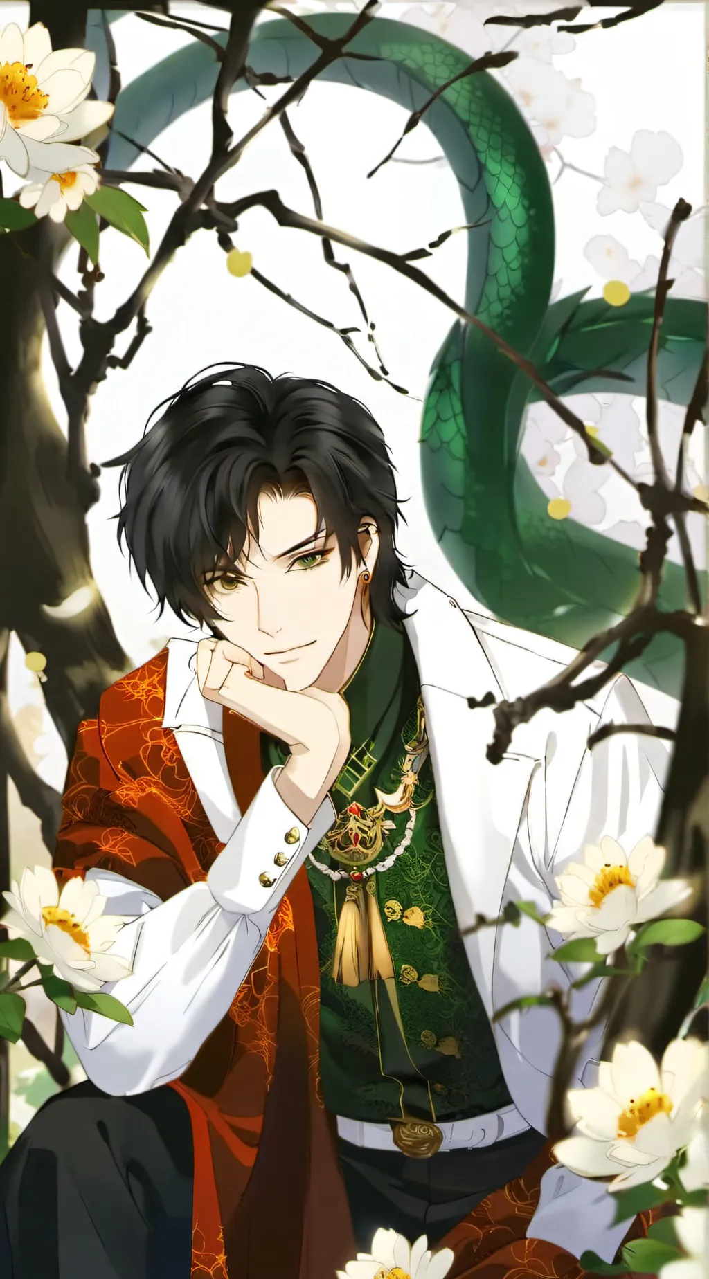 ai character: prince Alex  background