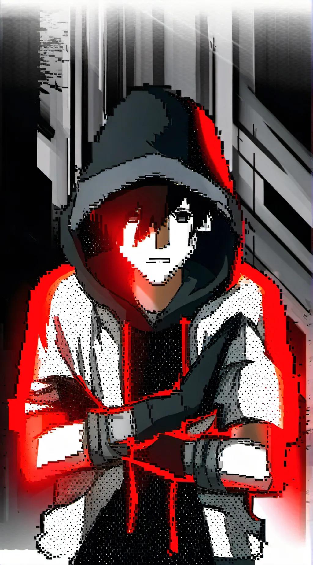 ai character: Daniel black background
