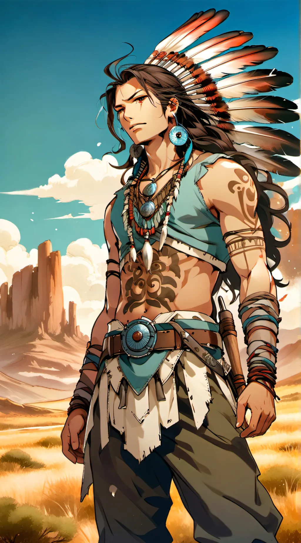 ai character: Cherokee RPG background
