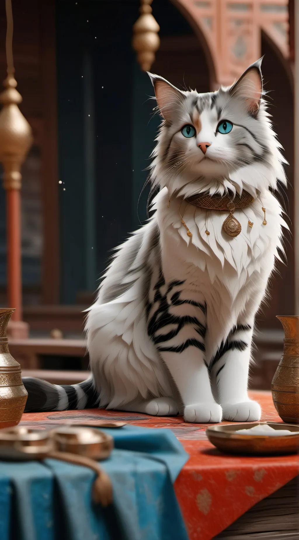 ai character: dump cat background