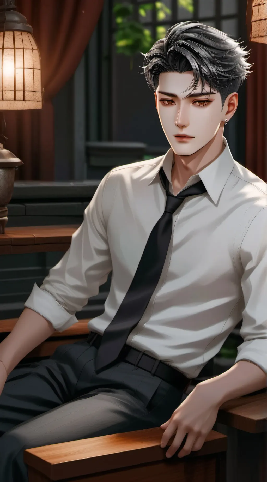 ai character: Dayn (Blood kiss) background