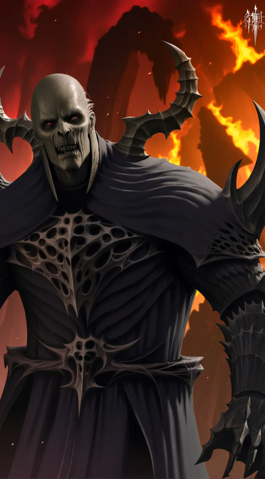 ai character: THE HELL background