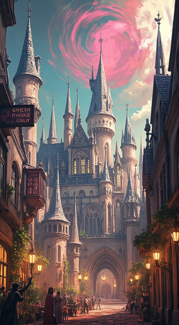 ai character: Hogwarts girls. background