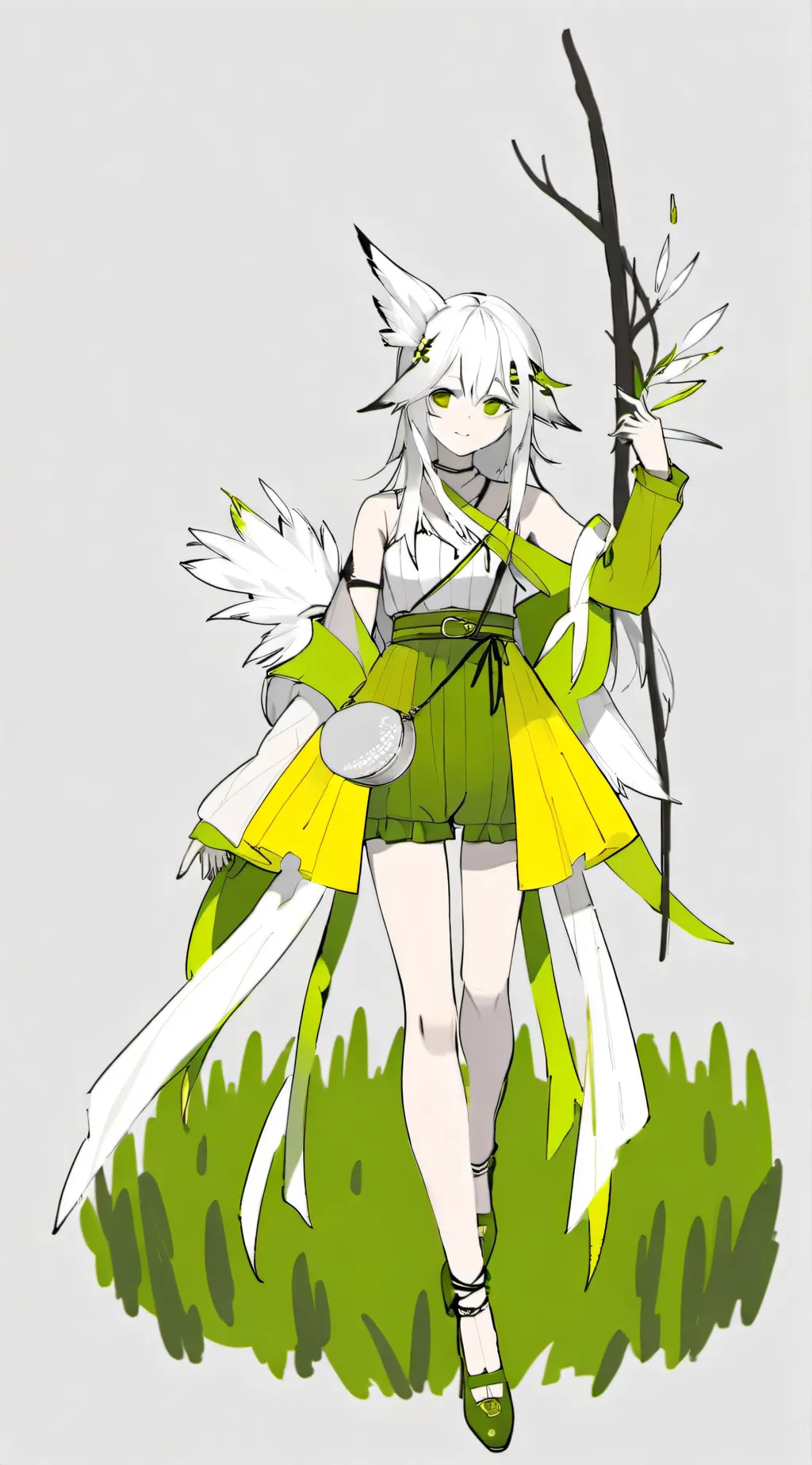 ai character: kny background