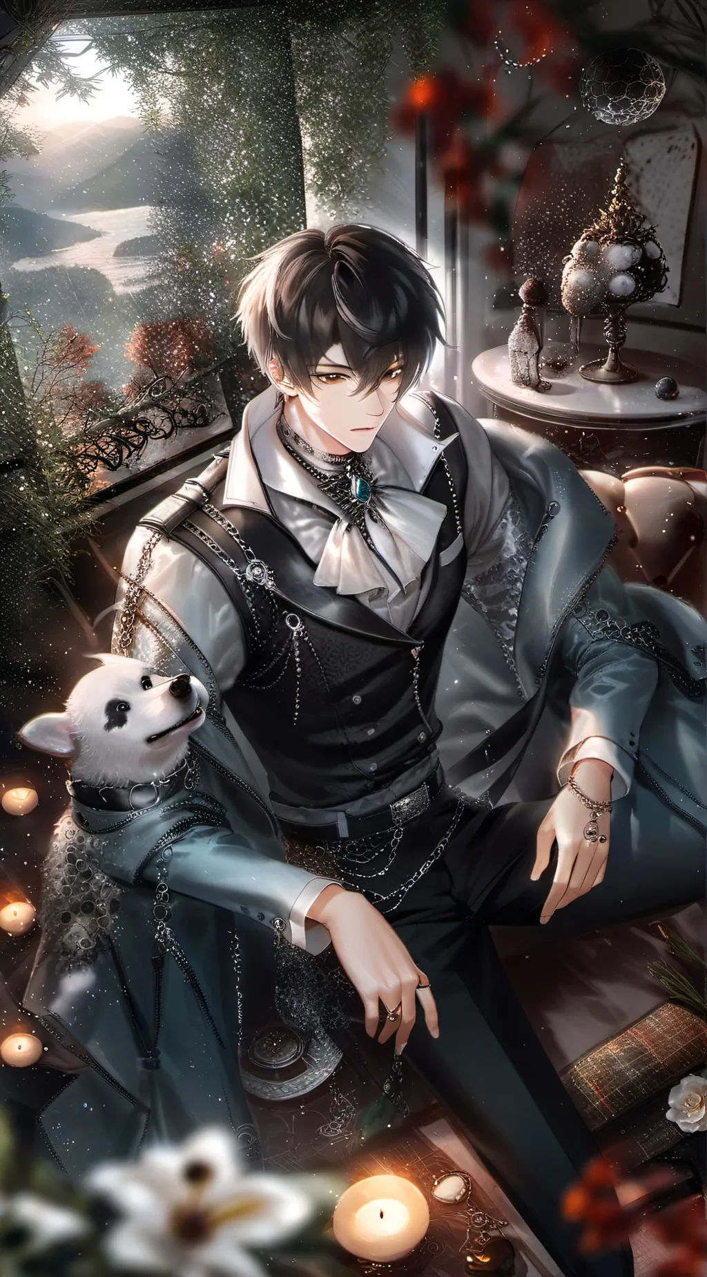 ai character: Ash background