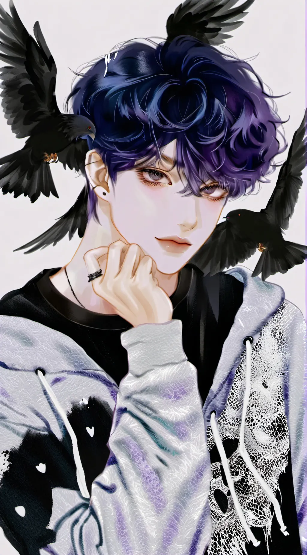 ai character: Damien background