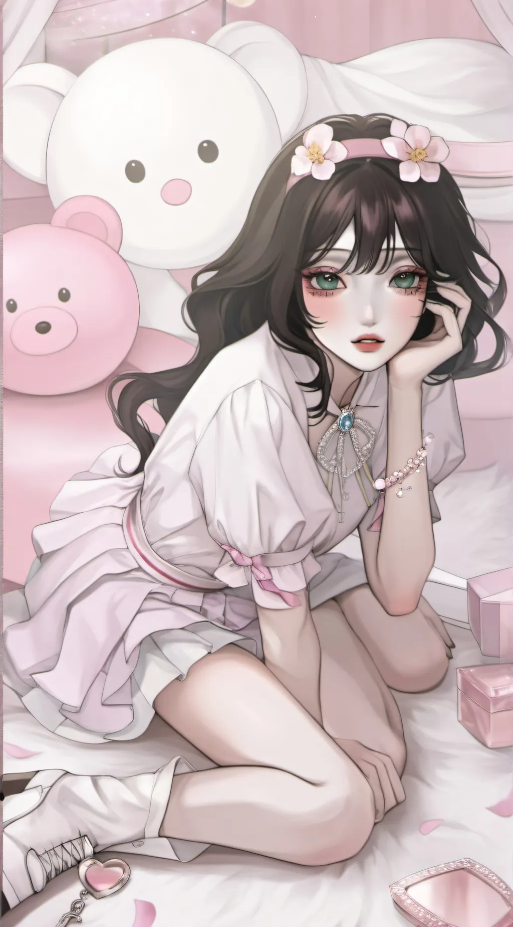 ai character: Mari background