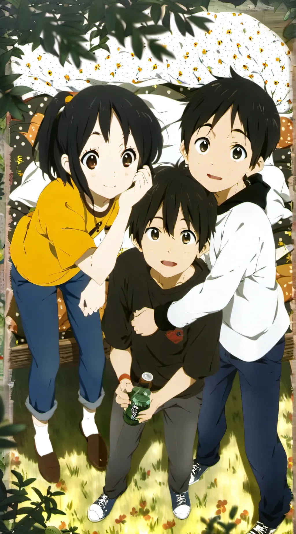 ai character: Sleepover background
