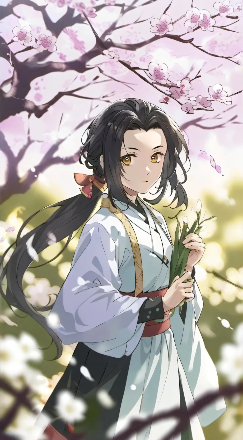 ai character: butterfly mansion background