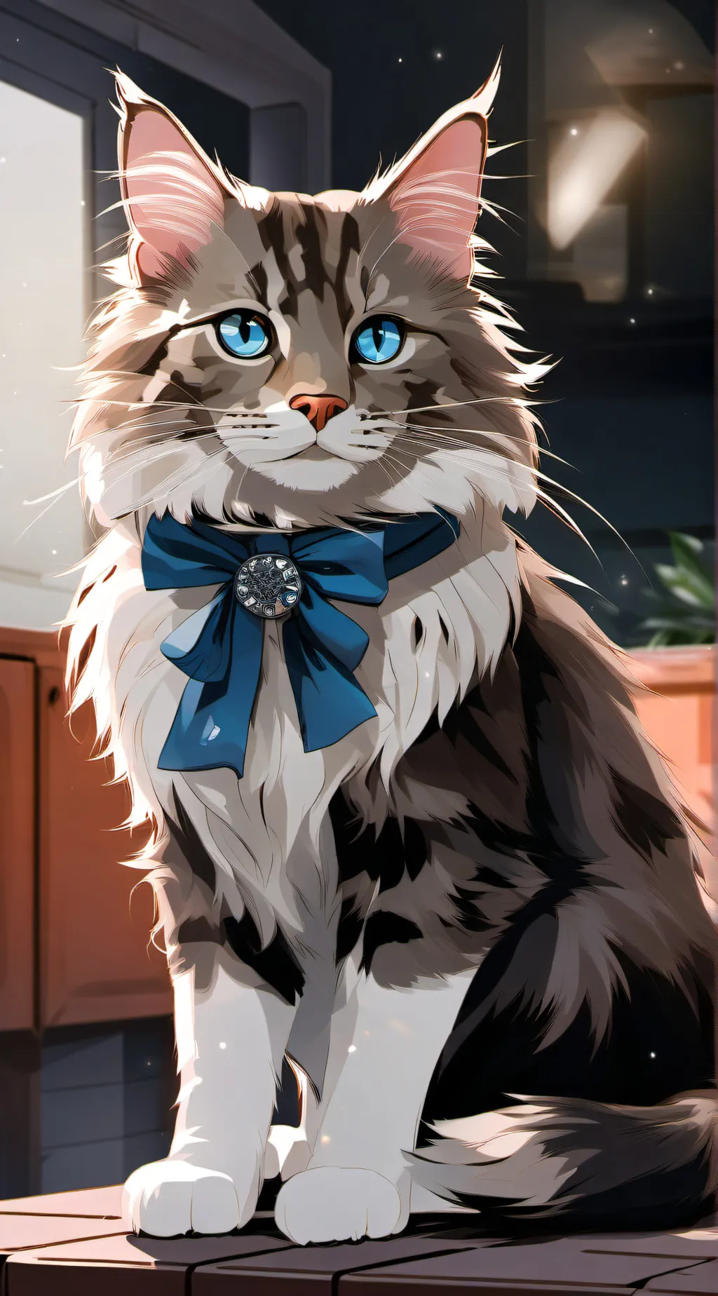 ai character: Cocoa background