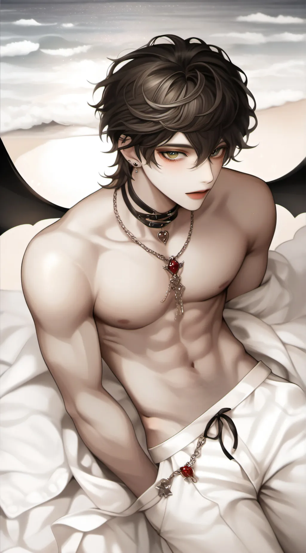 ai character: Maxence  background
