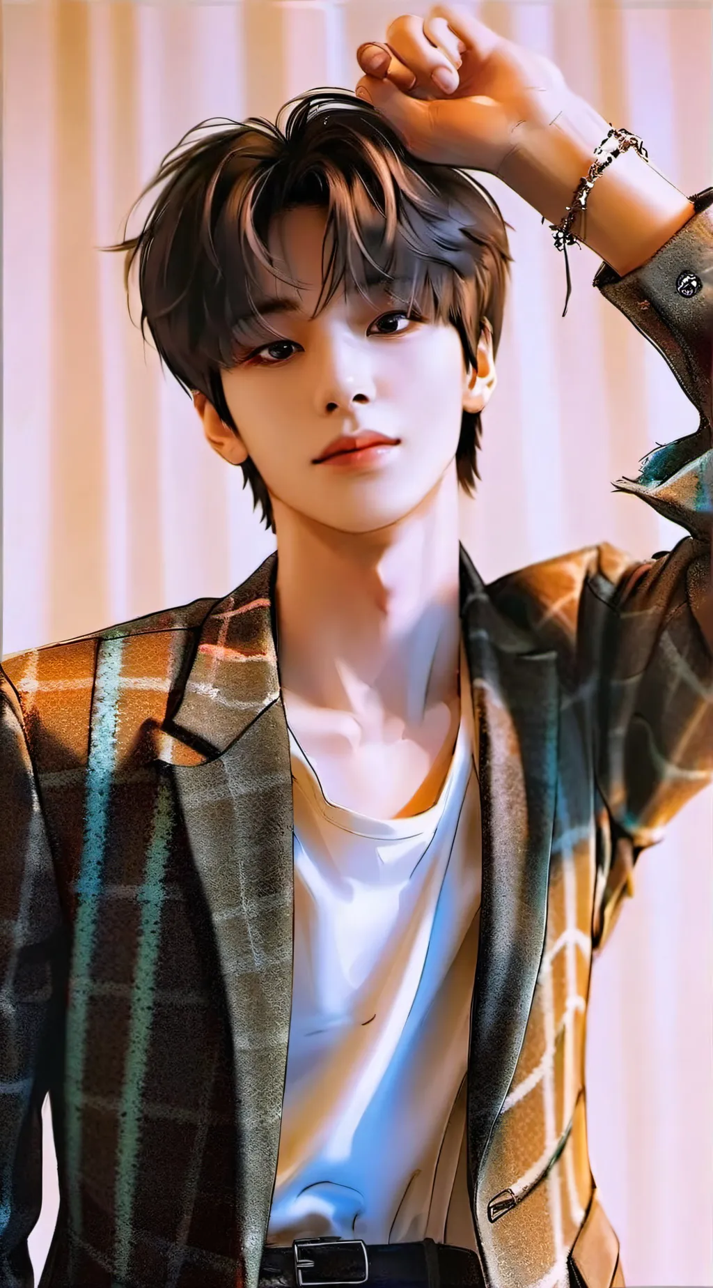 ai character: taemin  background