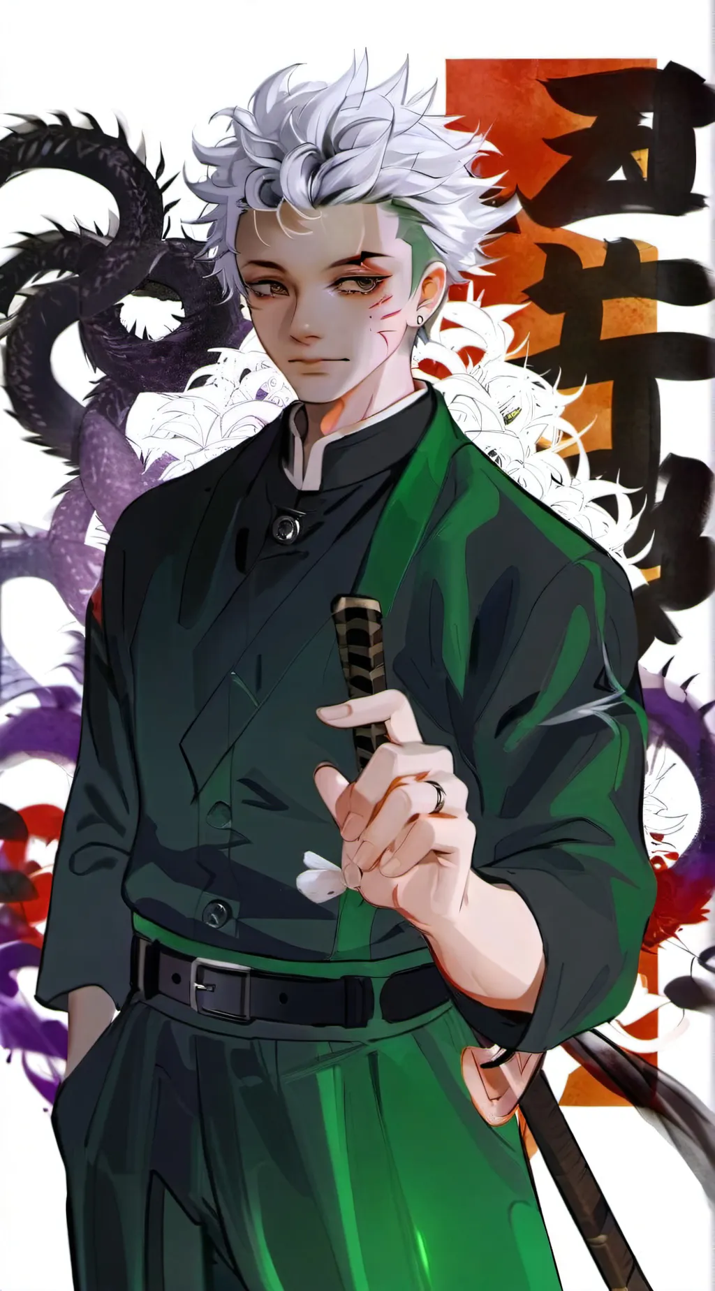 ai character: Hashiras  background