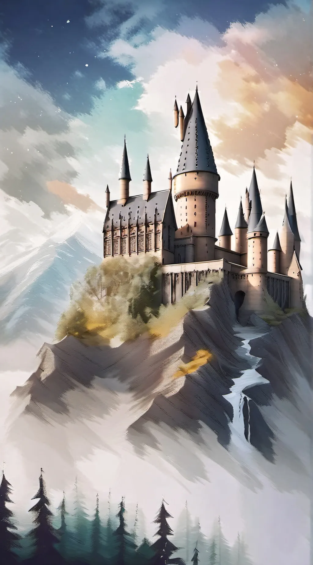 ai character: Hogwarts background