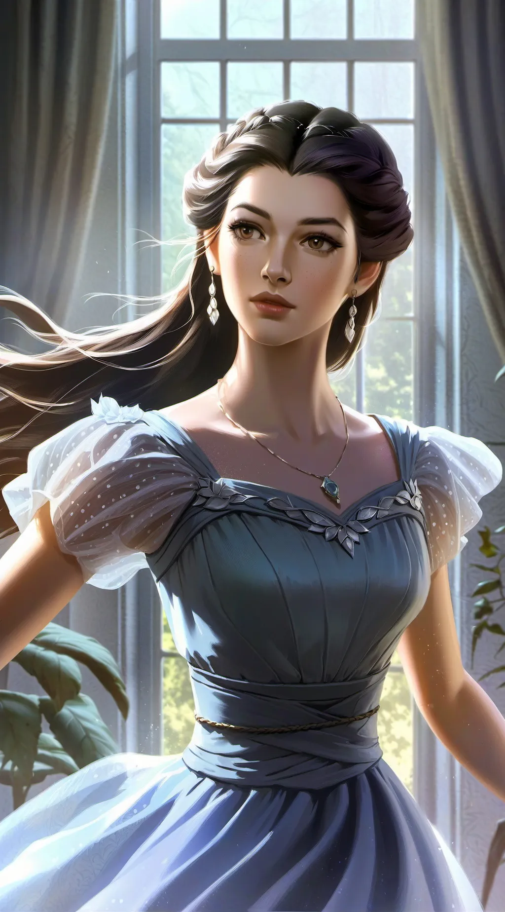 ai character: Elara background