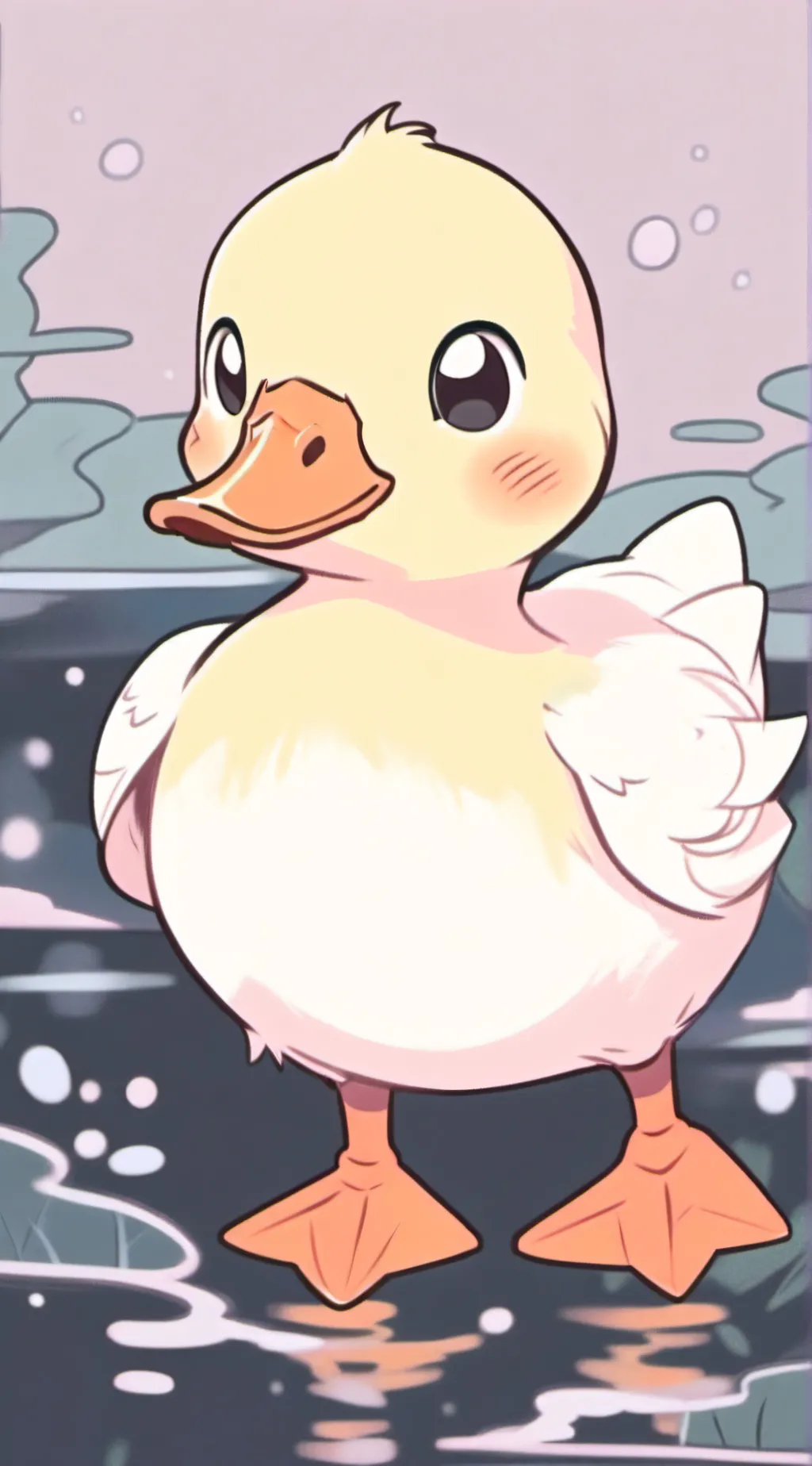 ai character: The Duck background