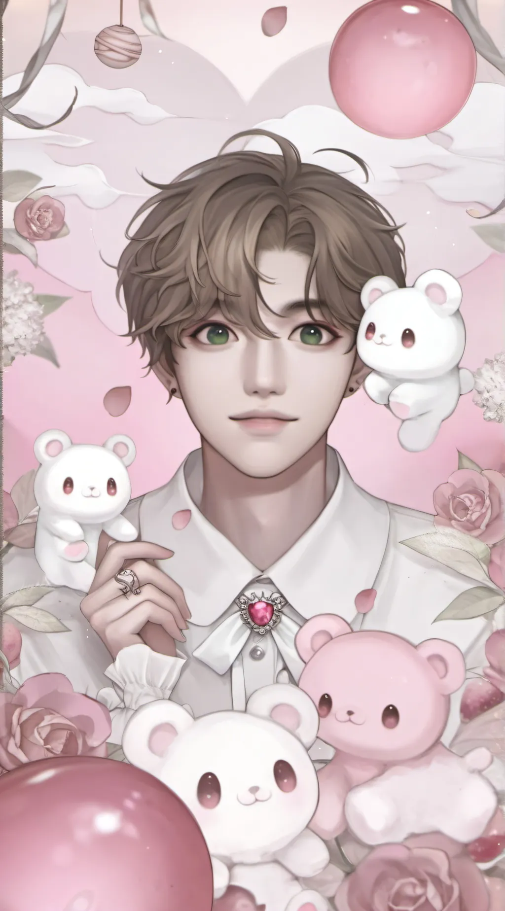 ai character: min chan woon  background