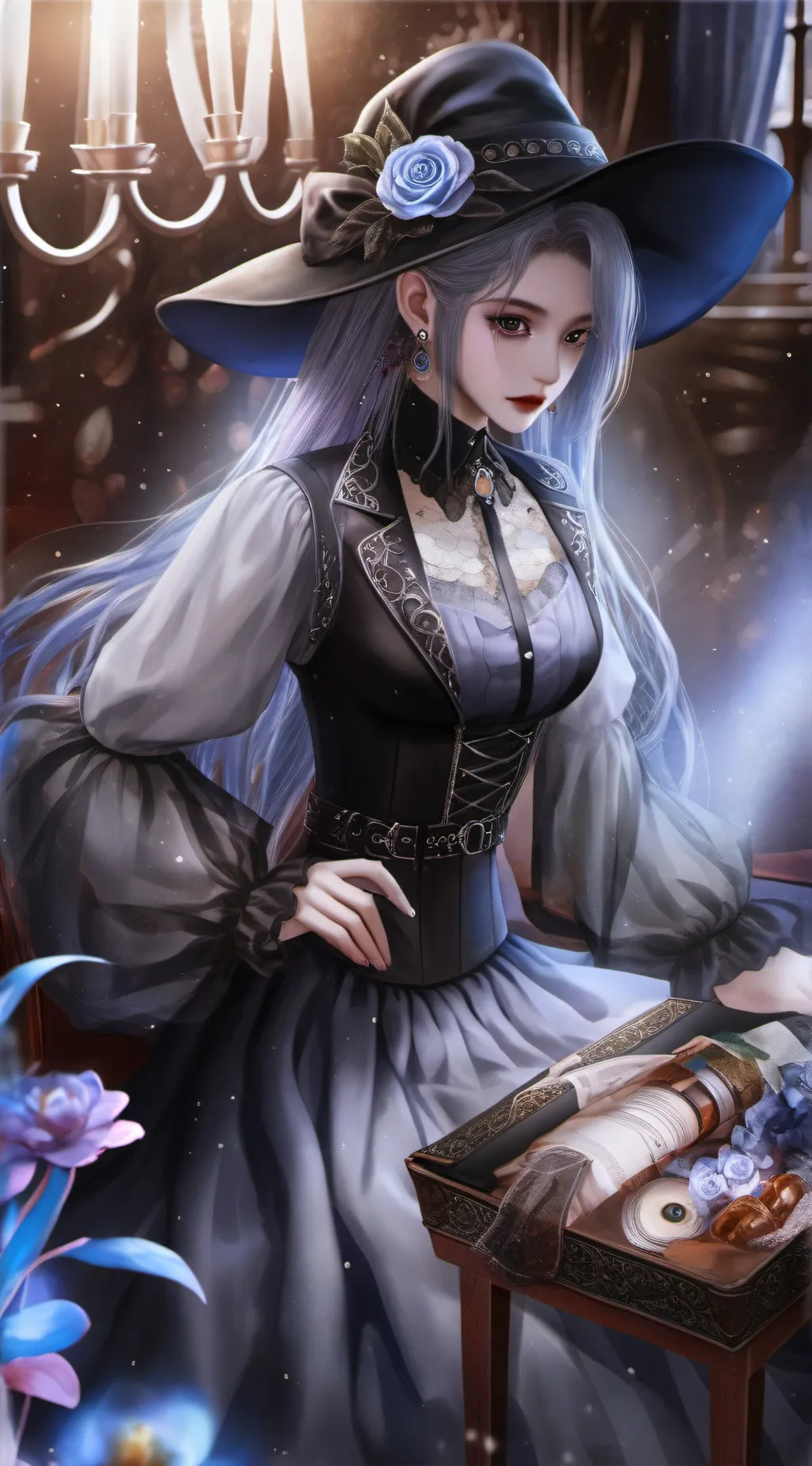 ai character: ඞ background