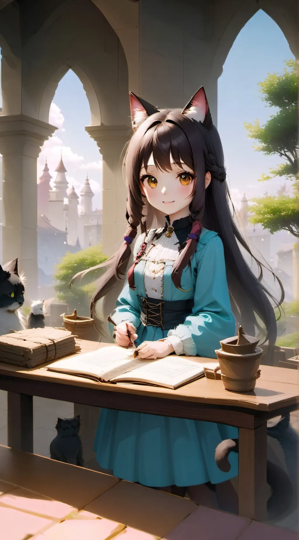 ai character: Scarlet Gem background