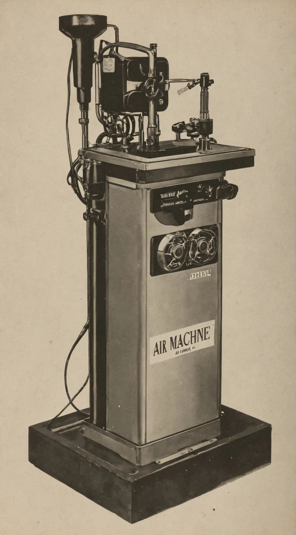 ai character: air machine  background