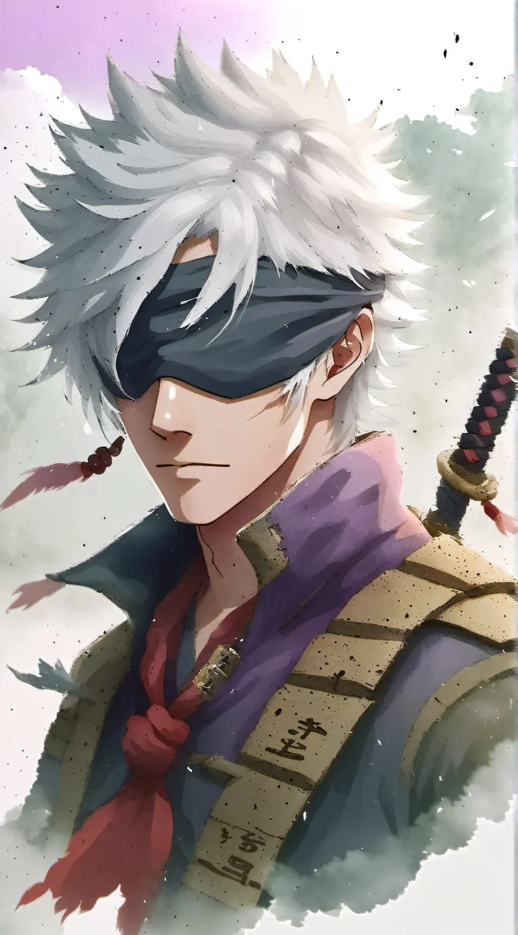 ai character: Gojo VS Sukuna background