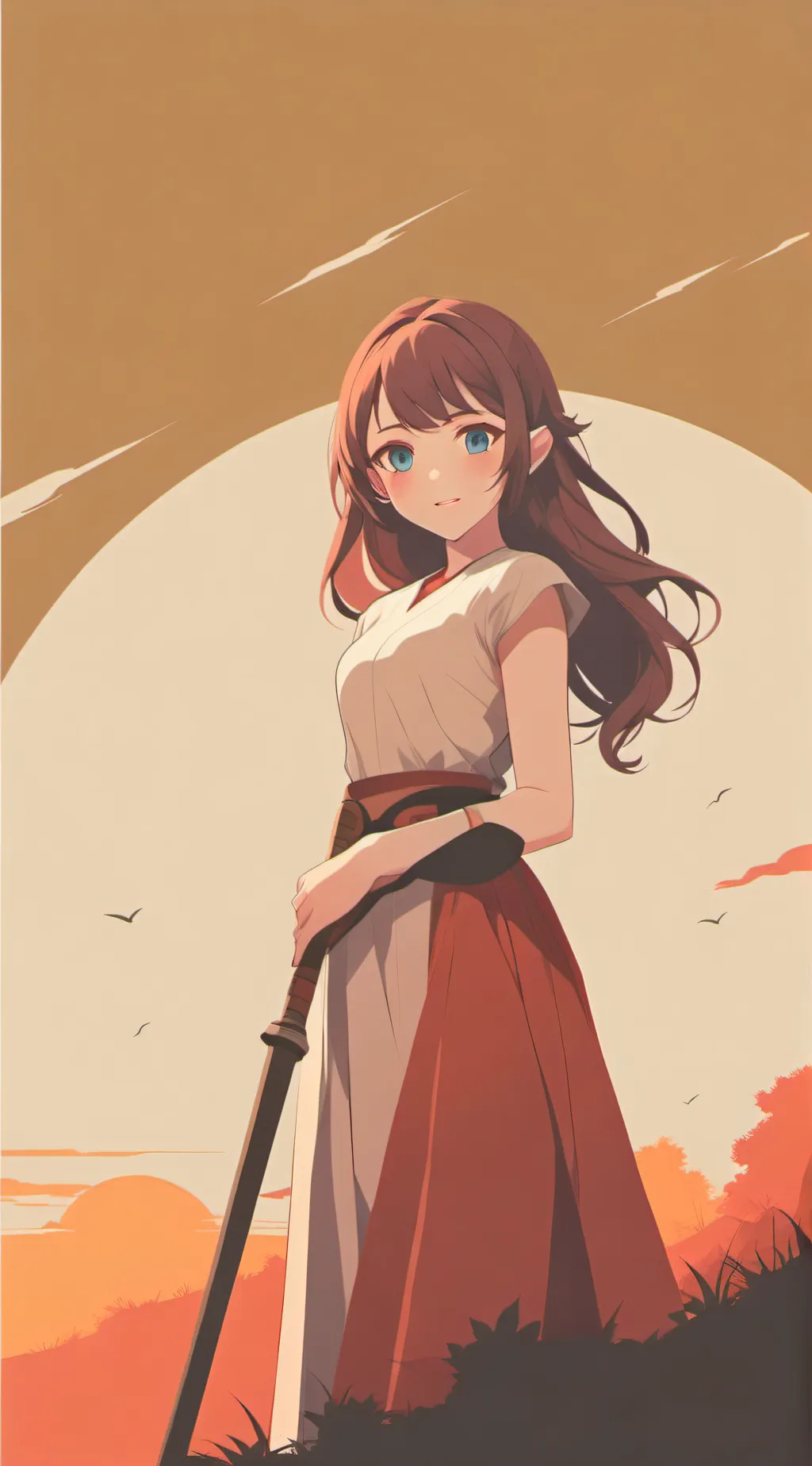 ai character: anju background
