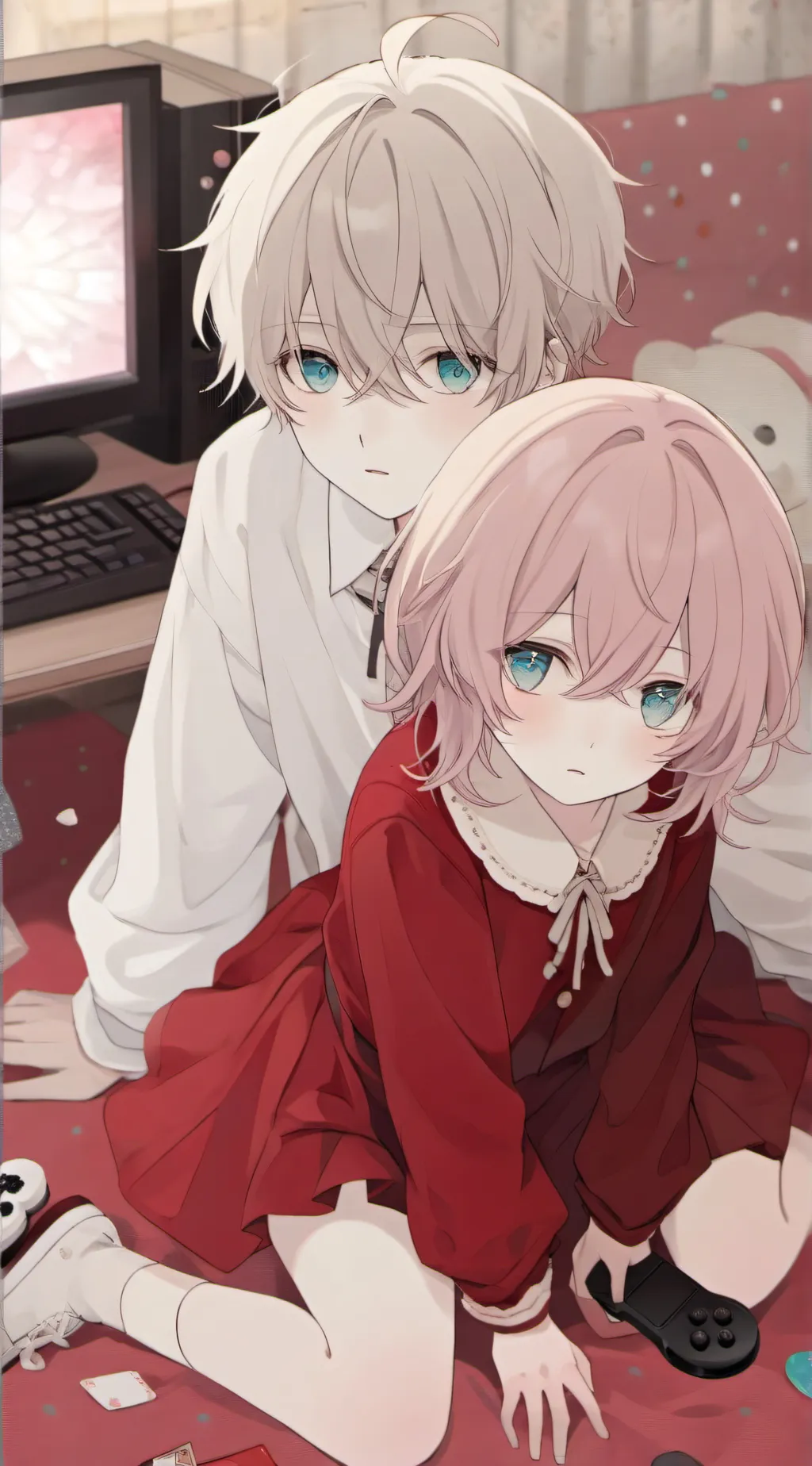 ai character: Andrew and Andrea background