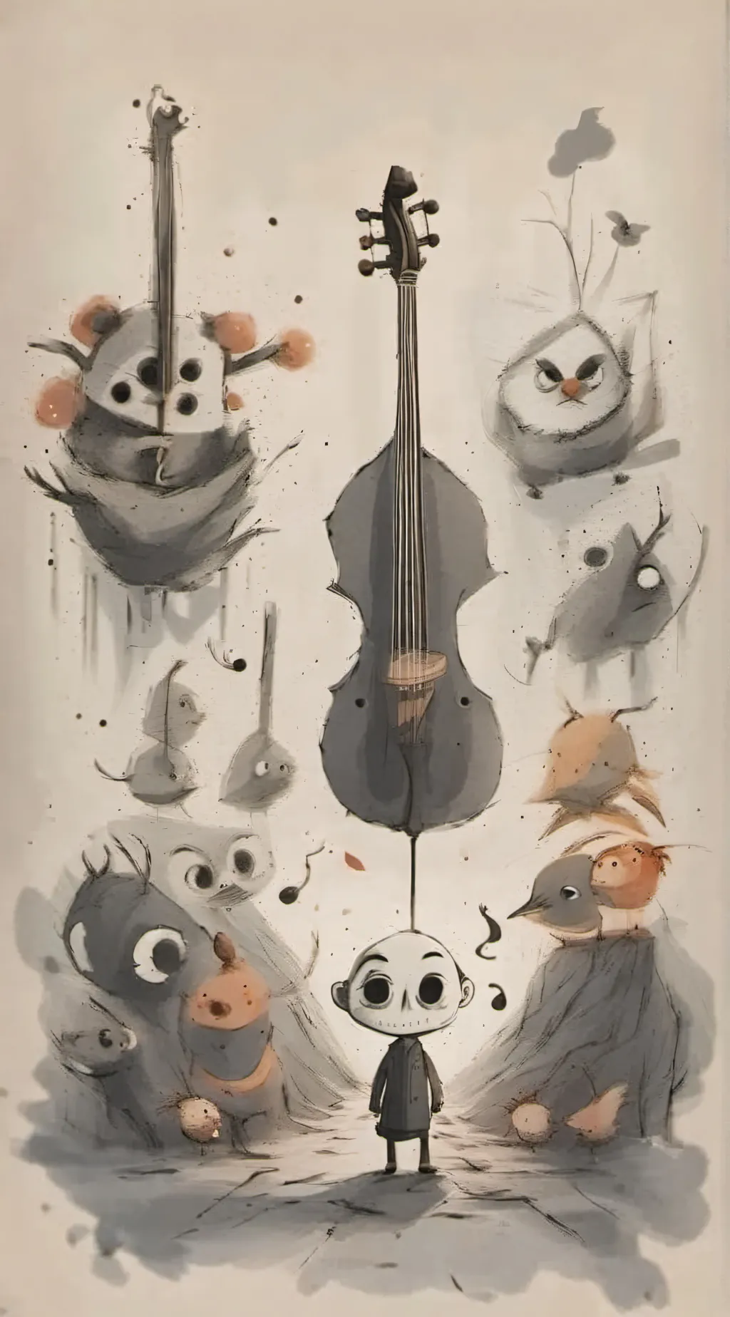 ai character: SPRUNKI  background
