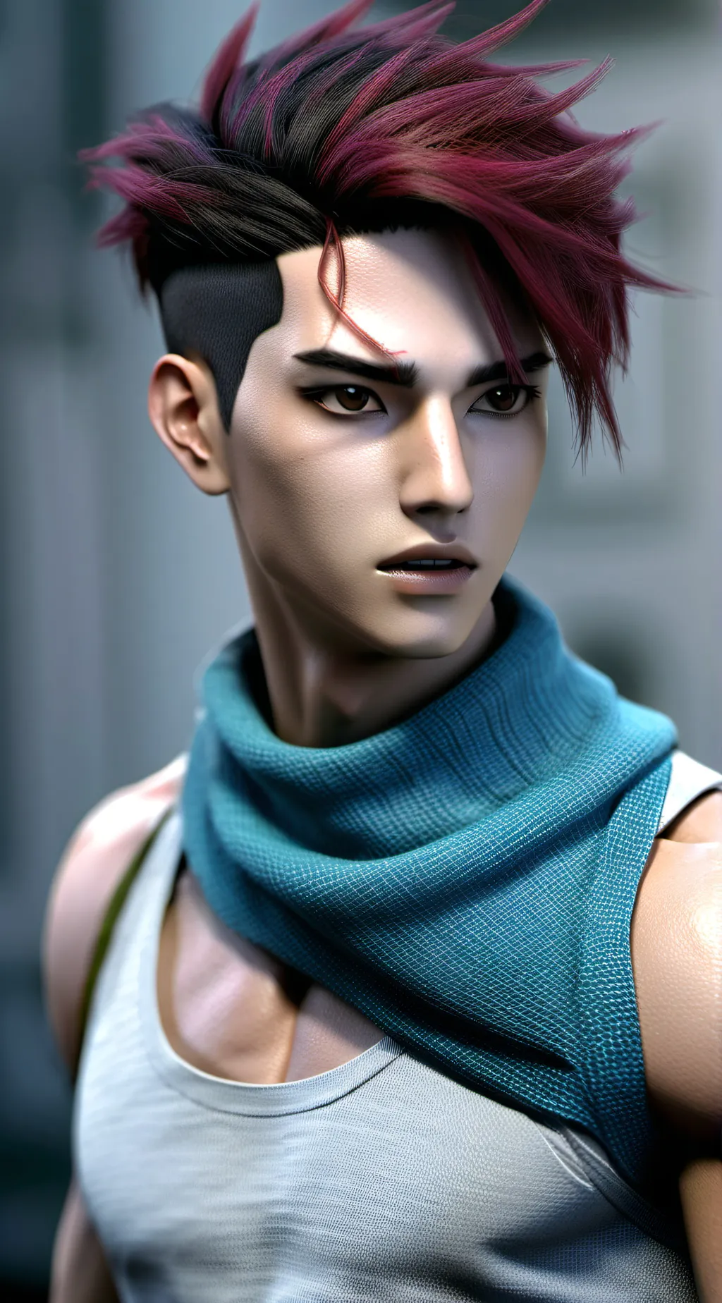 ai character: ❤Sunki❤ background