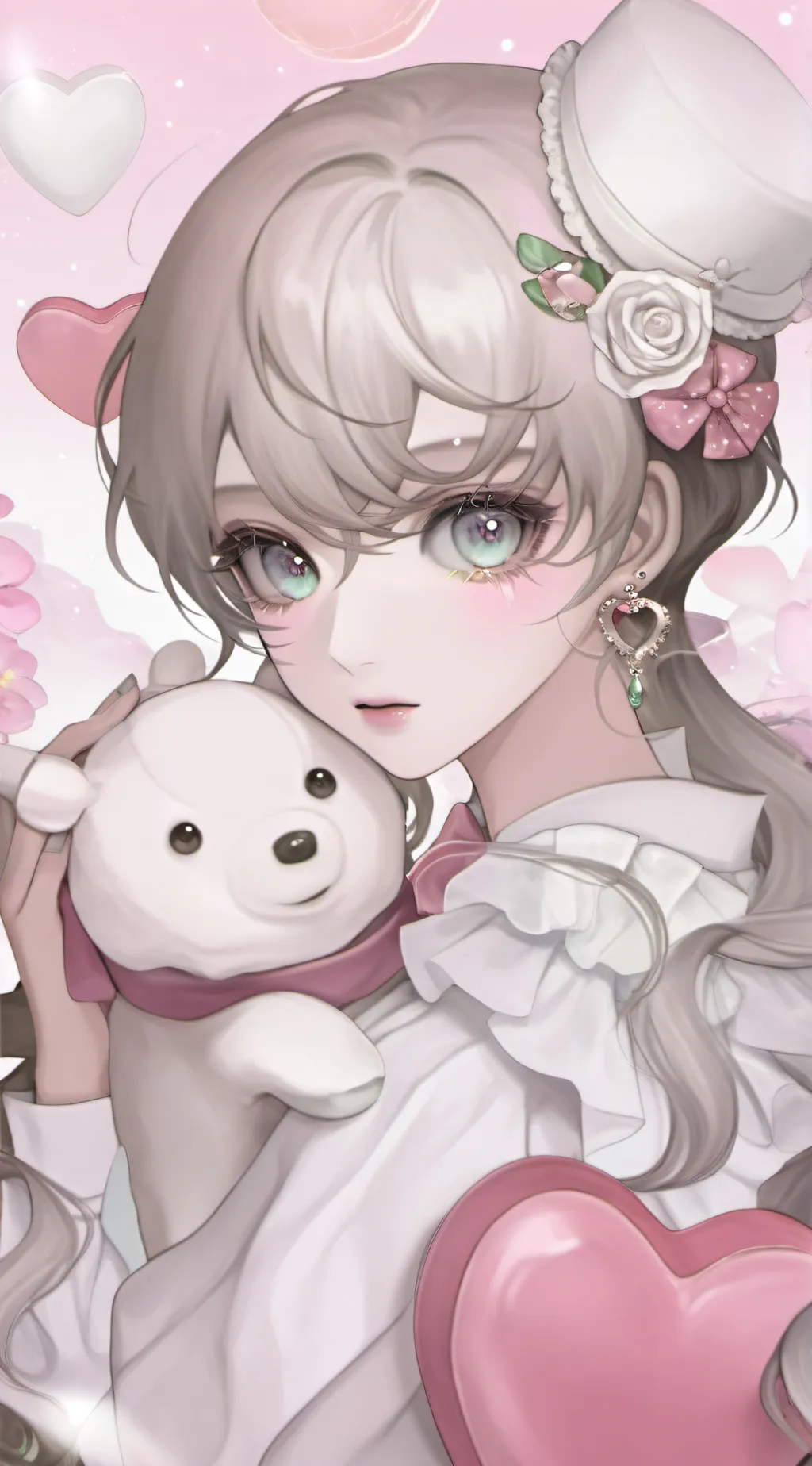 ai character: mom Miss circle background
