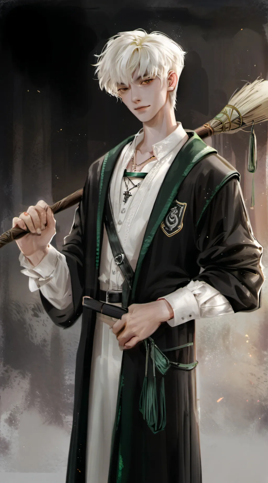 ai character: Draco Malfoy  background