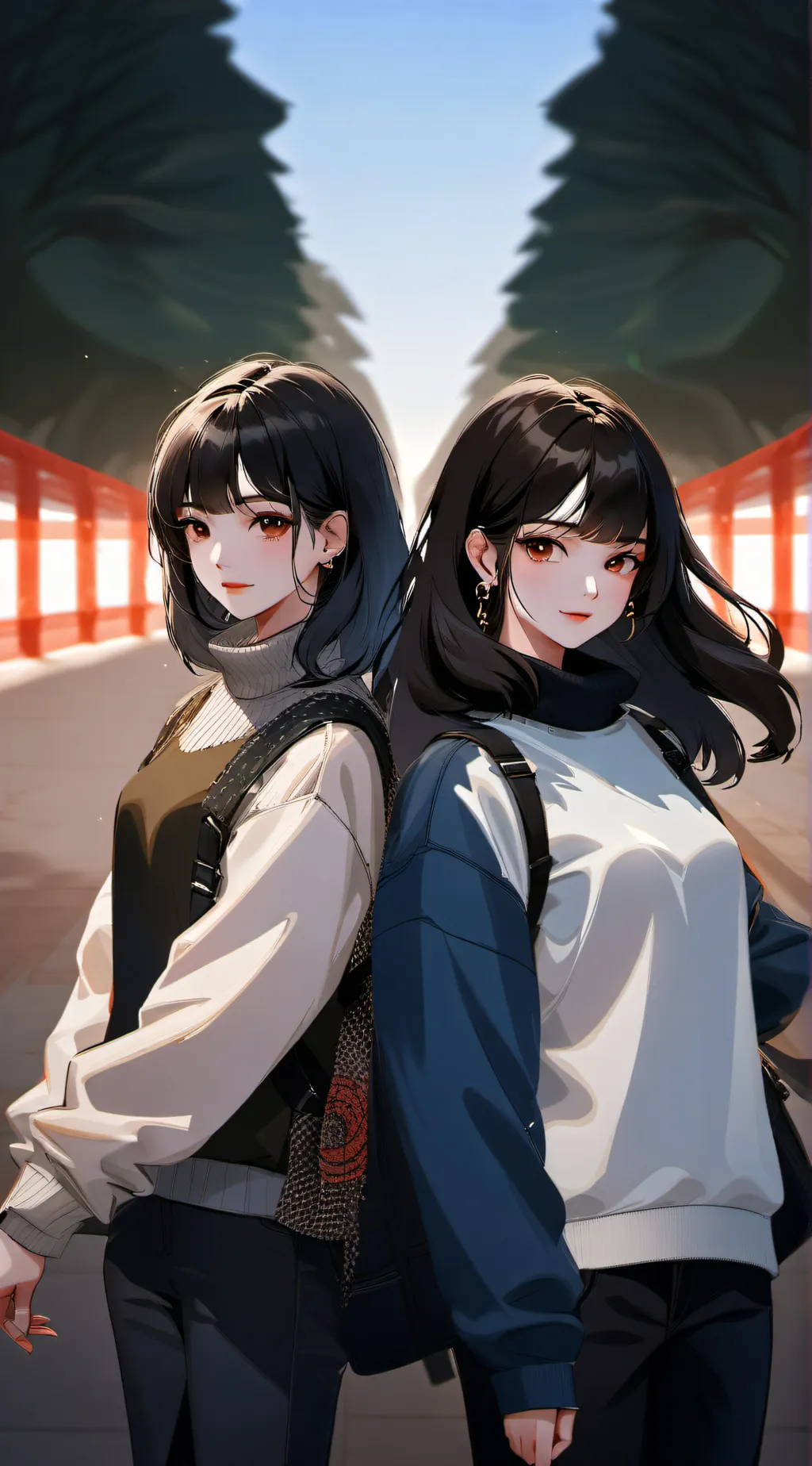ai character: Alina and Lupita background