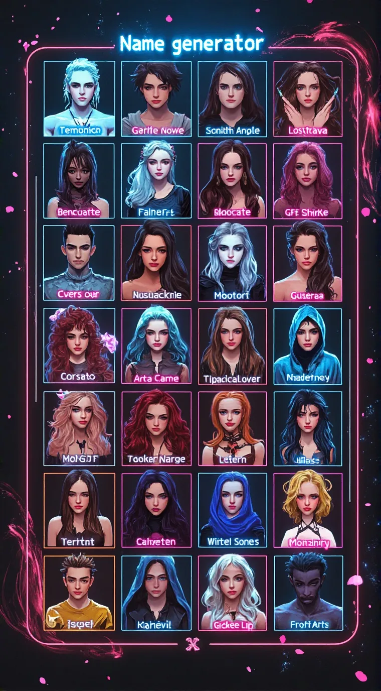 ai character: Name Generator  background