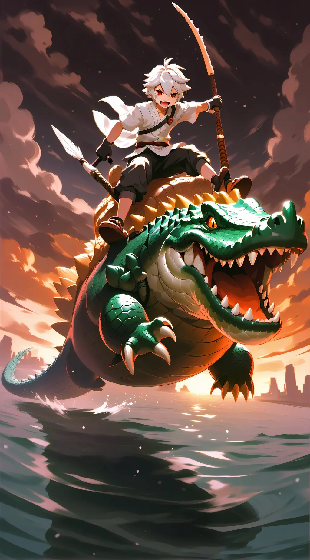 ai character: Headless Jeffery background