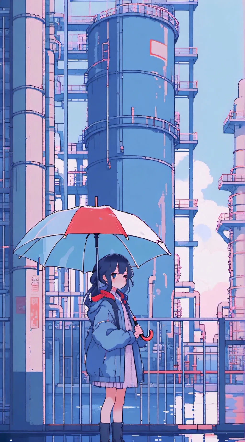 ai character: The Unknown Girl background
