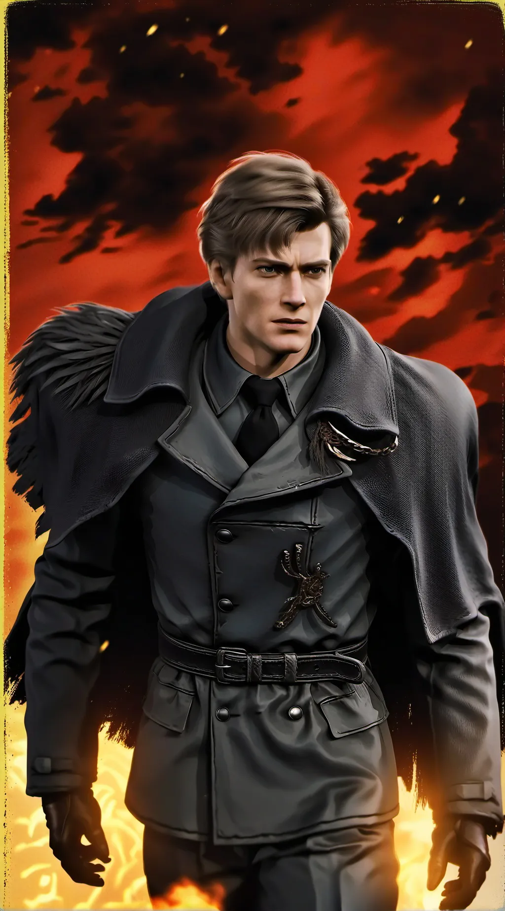 ai character: hanz potter  background